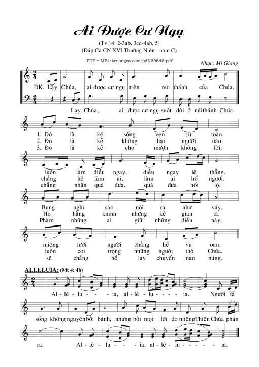 Thánh Vịnh 14, Ai Được Cư Ngụ