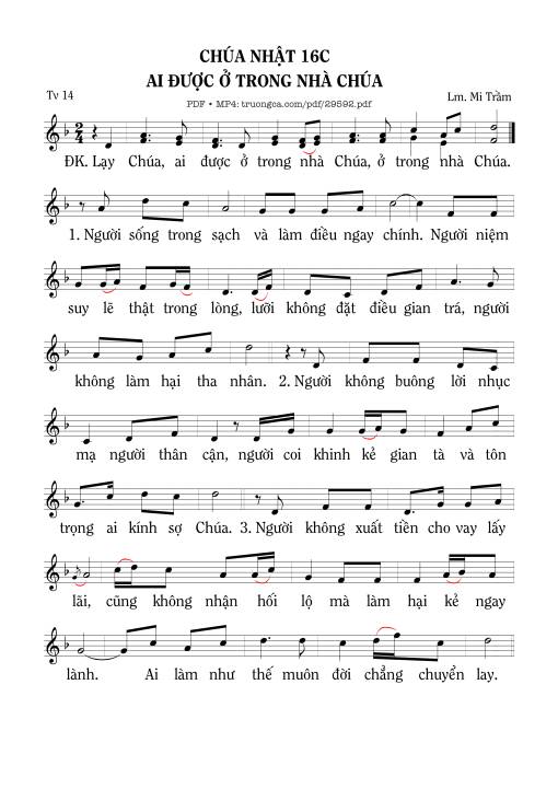 Thánh Vịnh 14, Ai Được Ở Trong Nhà Chúa