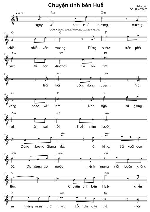 Chuyện tình bên Huế