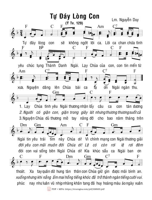 Tự Đáy Lòng Con