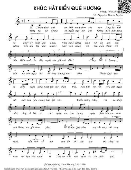 Khúc hát biển quê hương