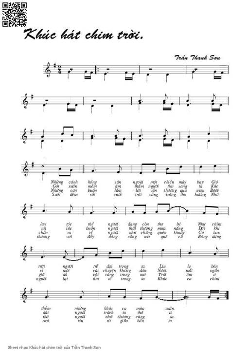 Khúc hát chim trời