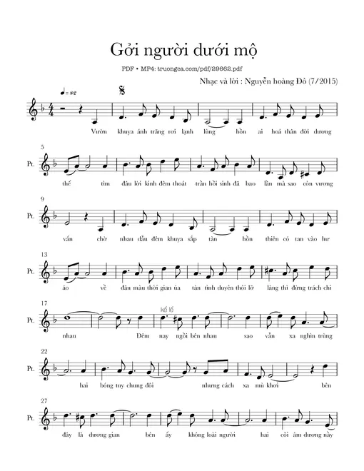 Gởi người dưới mộ