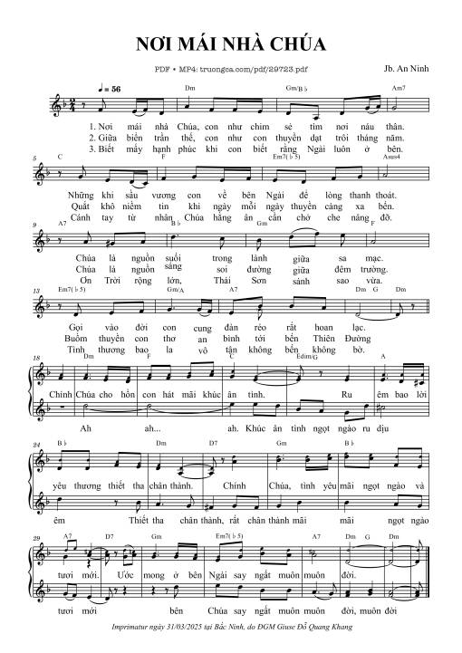 Nơi mái nhà Chúa