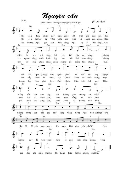 Nguyện cầu - Jb. An Ninh