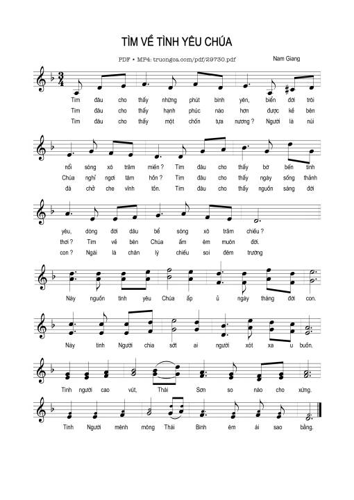 Tìm về tình yêu Chúa