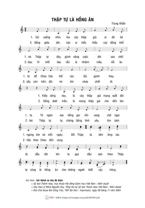 Thập tự là hồng ân