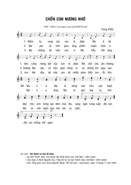 Chốn con nương nhờ