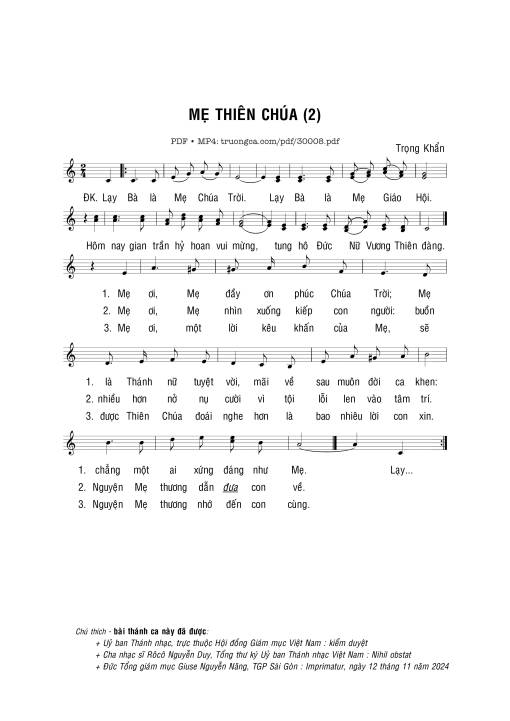 Mẹ Thiên Chúa II