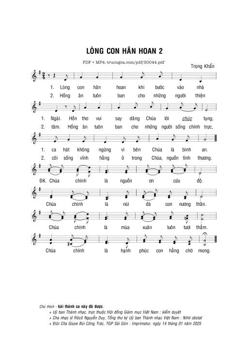 Lòng con hân hoan 2