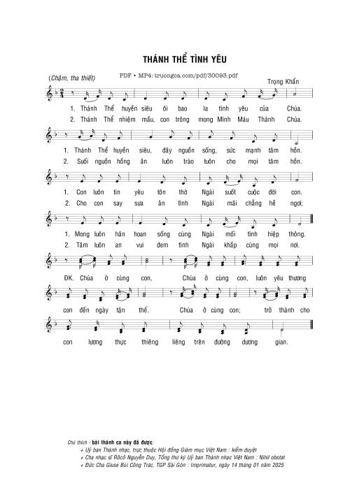 Thánh Thể tình yêu