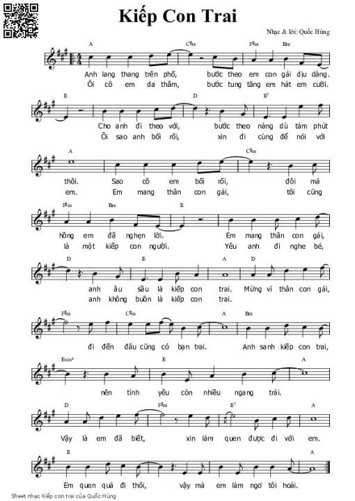 Kiếp con trai - Quốc Hùng