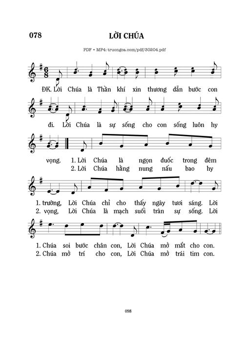 Lời Chúa - Mi Trầm