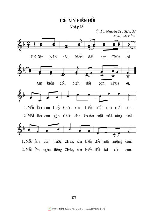 Xin biến đổi - Mi Trầm