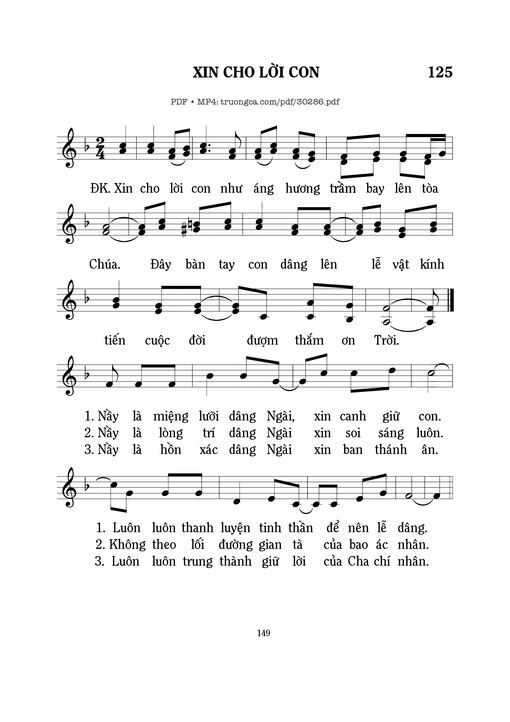 Xin cho lời con - Mi Trầm