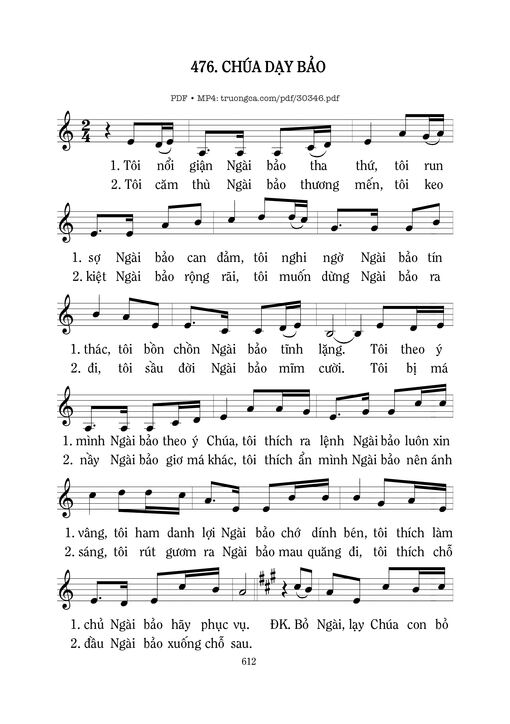 Chúa Dạy Bảo - Mi Trầm