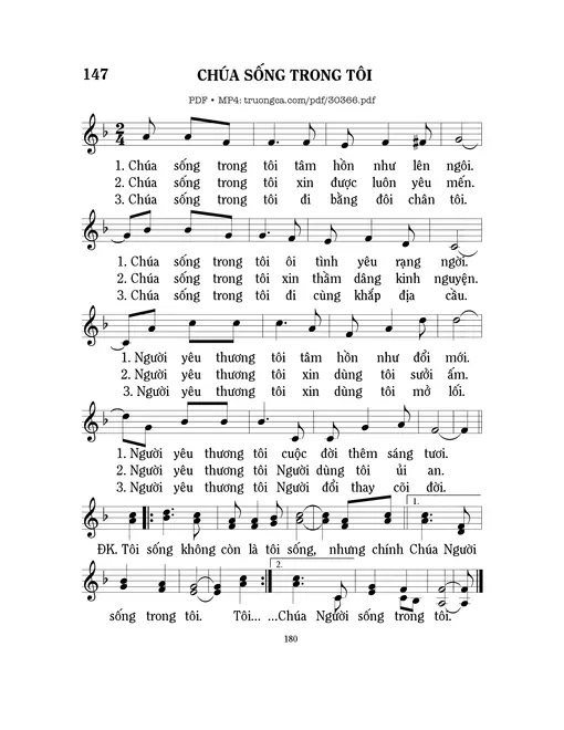 Chúa Sống Trong Tôi