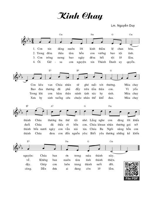 Kinh chay - Lm. Nguyễn Duy