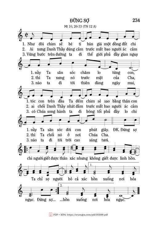 Đừng sợ - Mi Trầm