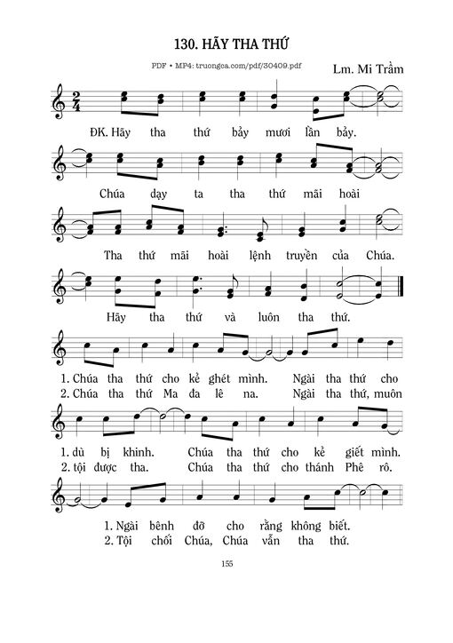 Hãy tha thứ - Mi Trầm