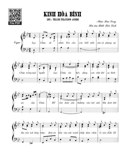 Kinh Hòa bình - Lm. Kim Long