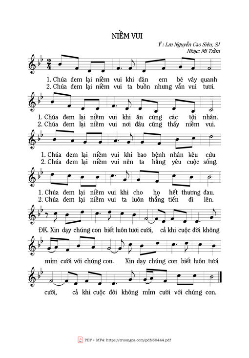 Niềm vui - Mi Trầm