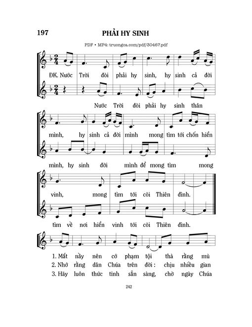 Phải hy sinh - Mi Trầm