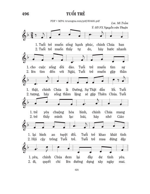 Tuổi trẻ - Mi Trầm