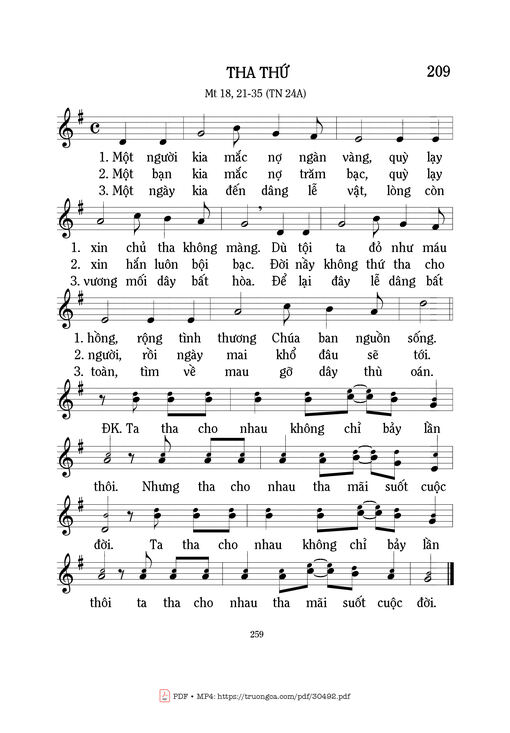 Tha thứ 1 - Mi Trầm