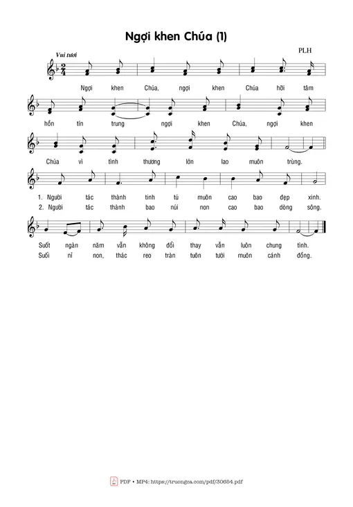 Ngợi Khen Chúa (1)