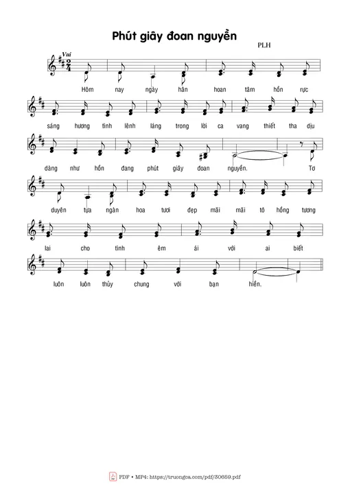 Phút giây đoan nguyền