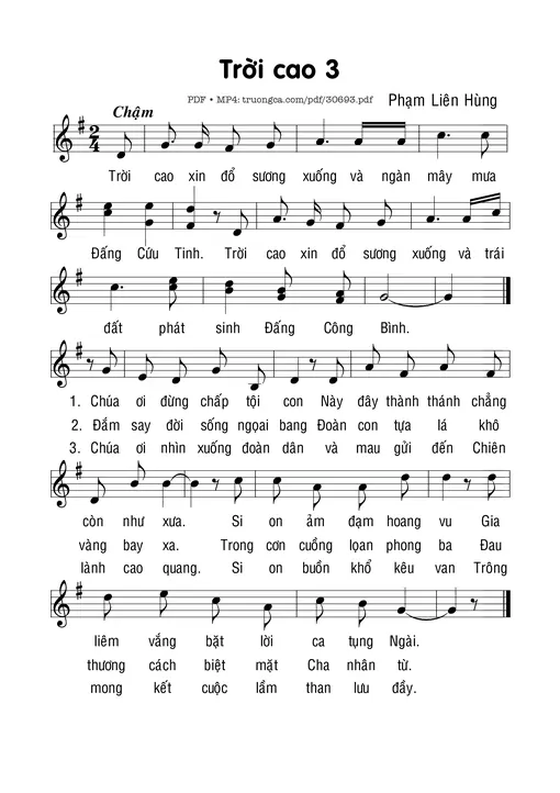 Trời Cao (3) - Phạm Liên Hùng