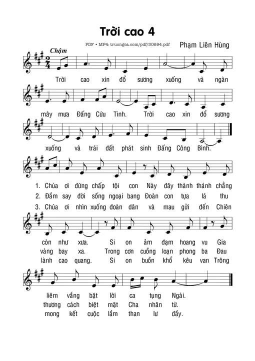 Trời Cao (4) - Phạm Liên Hùng