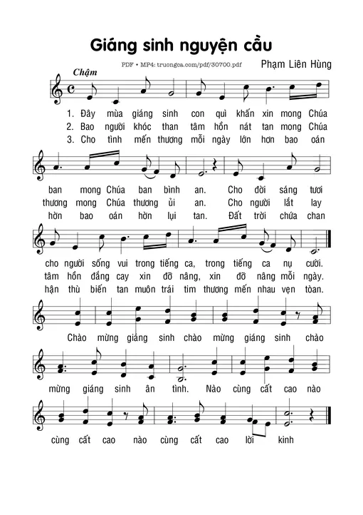 Giáng Sinh nguyện cầu