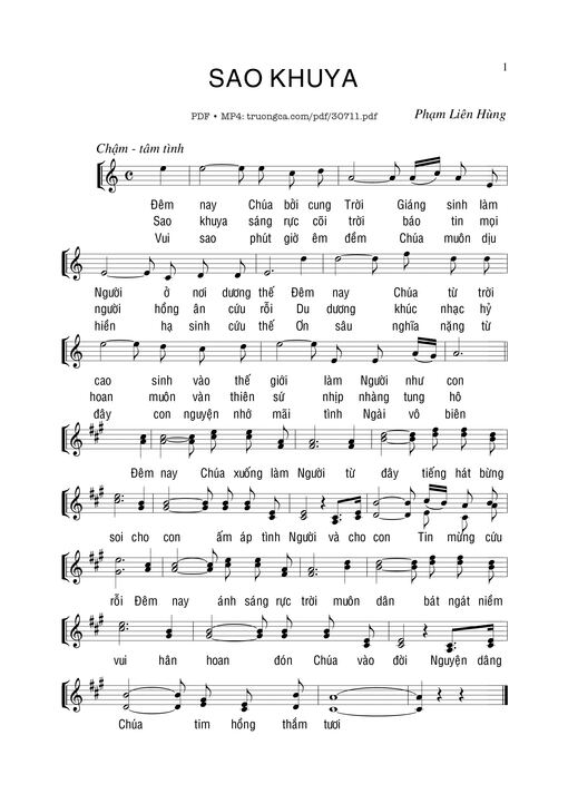 Sao khuya - Phạm Liên Hùng