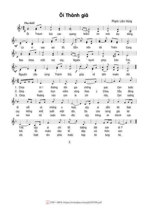 Ôi Thánh giá - Phạm Liên Hùng