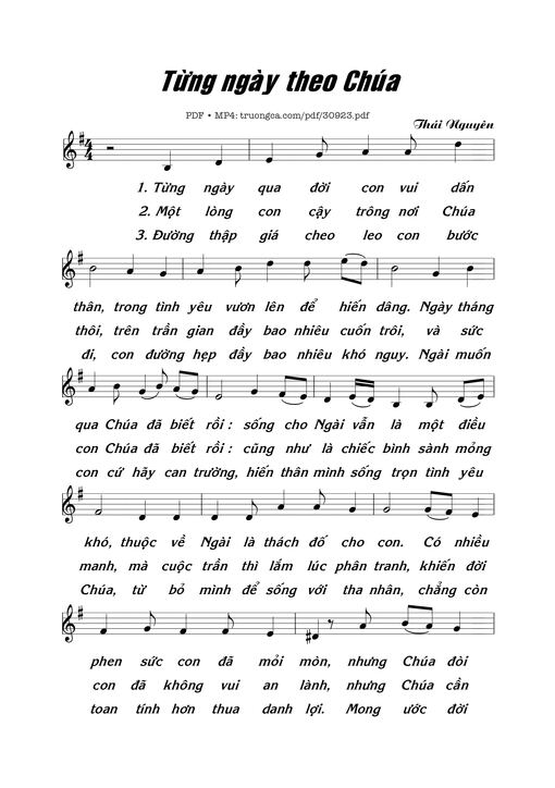 Từng ngày theo Chúa