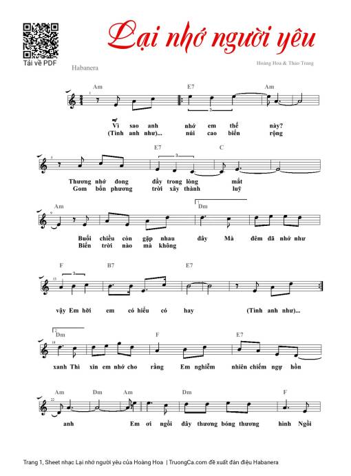Lại nhớ người yêu