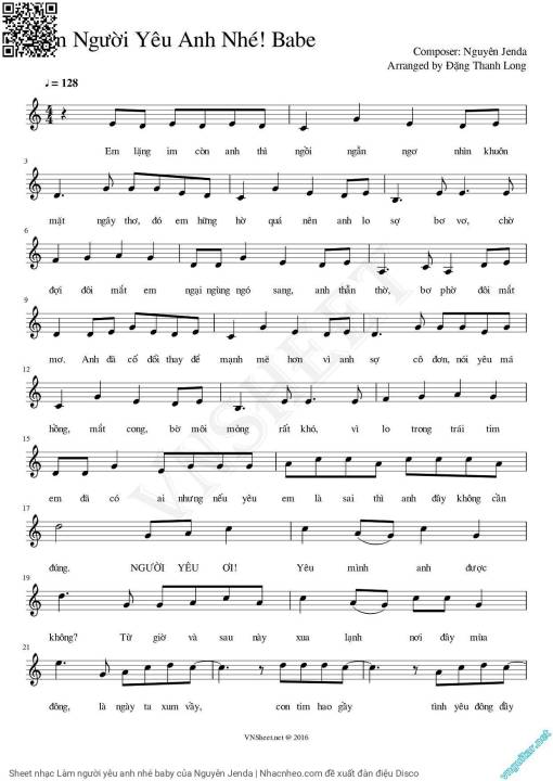 Làm người yêu anh nhé baby