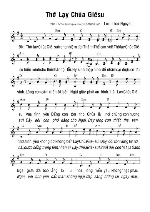 Thờ Lạy Chúa Giêsu