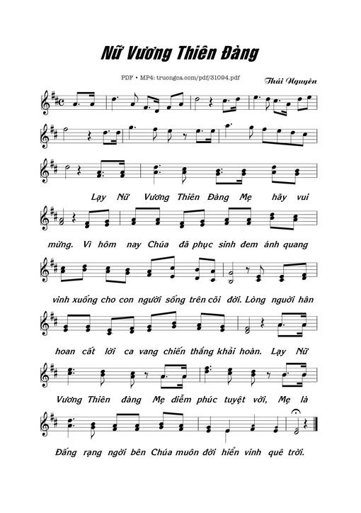 Nữ Vương Thiên Đàng