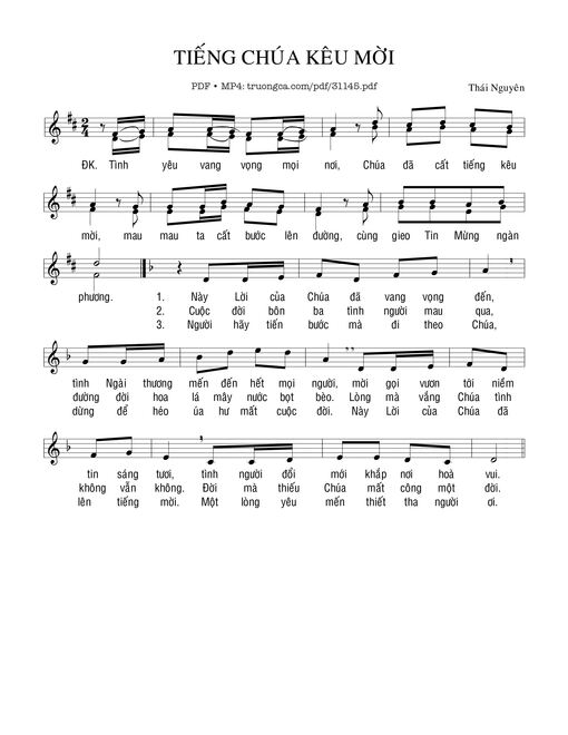 Tiếng Chúa kêu mời