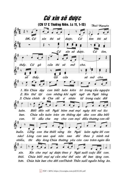 Cứ Xin Sẽ Được