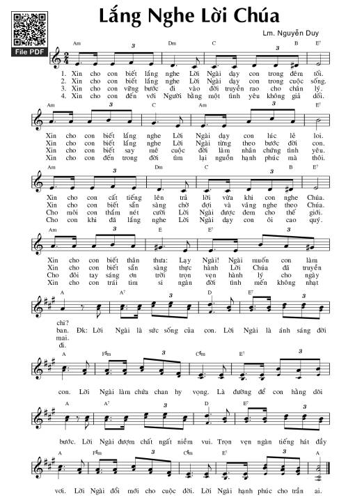 Lắng nghe lời Chúa