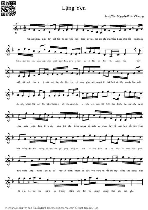 Lặng yên - Nguyễn Đình Chương