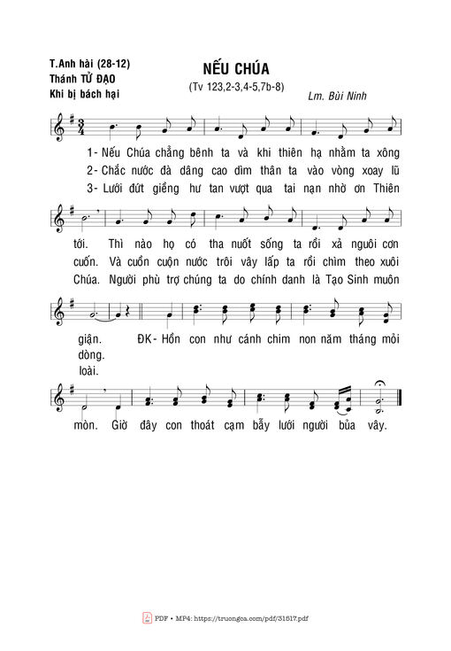 Thánh Vịnh 123, Nếu Chúa