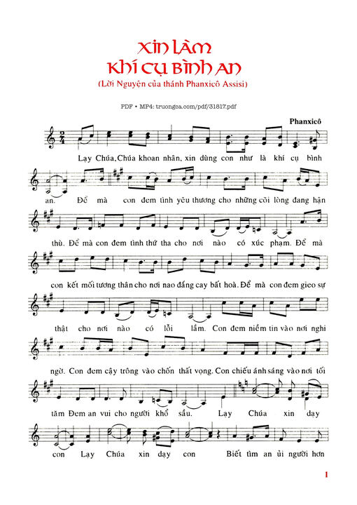 Xin Làm Khí Cụ Bình An