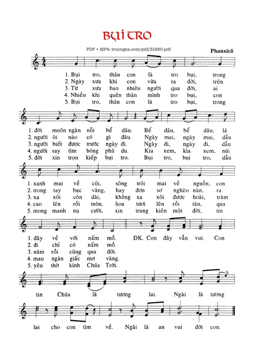 Bụi Tro - Phanxico