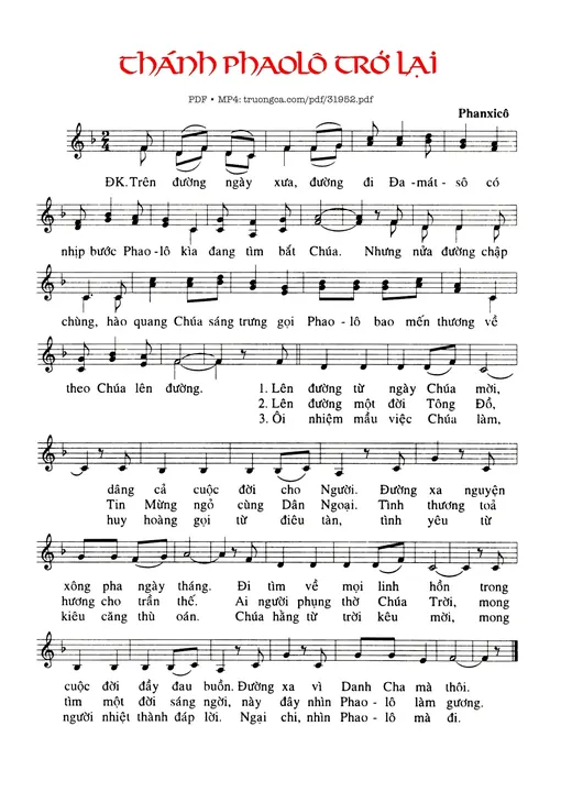 Thánh Phanxicô Trở Lại