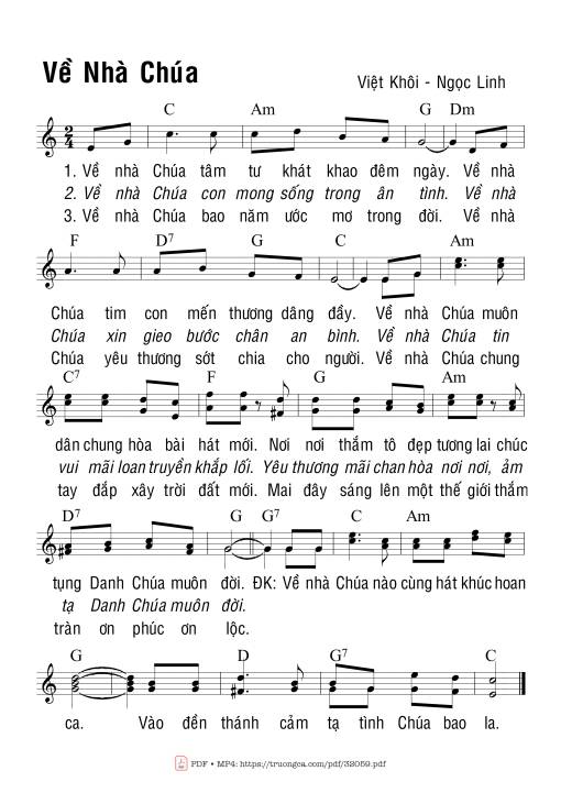 Về Nhà Chúa - Ngọc Linh